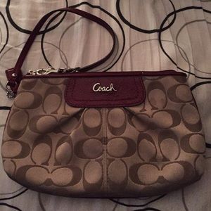 Large coach wristlet!