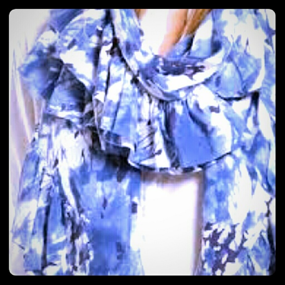 Donna Karen NY silk scarf - Picture 1 of 2