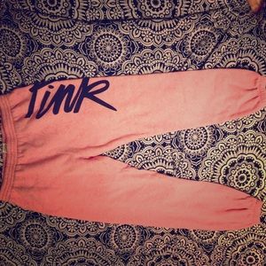 Pink sweatpants