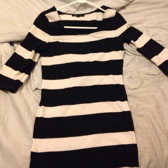 Black & White Bodycon dress