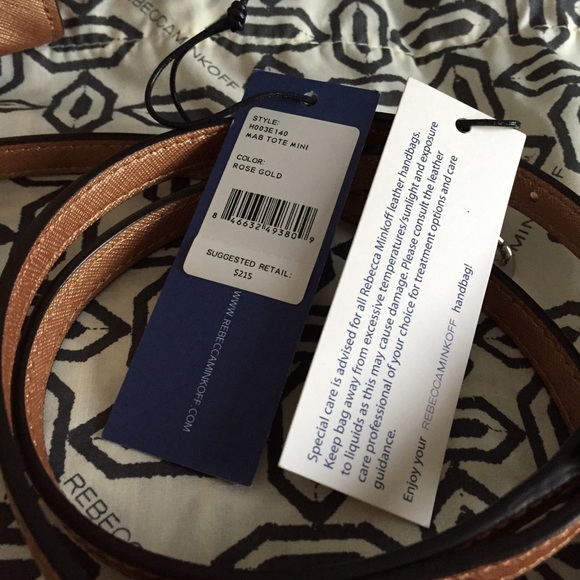 💕Rebecca Minkoff Mini Mab Rose Gold - Picture 3 of 4