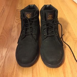 Timberlands- black, barely worn