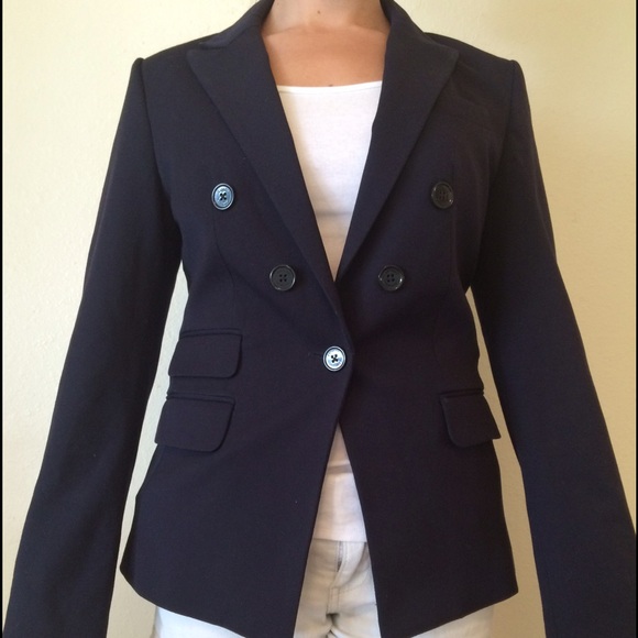 🔒🚫🚫SOLD Express Navy Blazer with Button