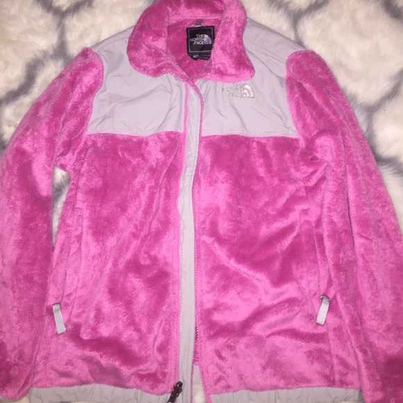 The North Face Outerwear - North Face pink fleece jacket
