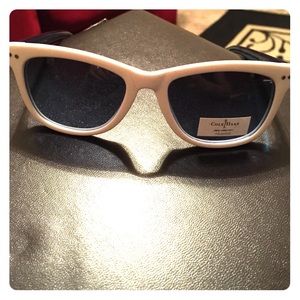 Cole Haan Sunglasses, white & blue