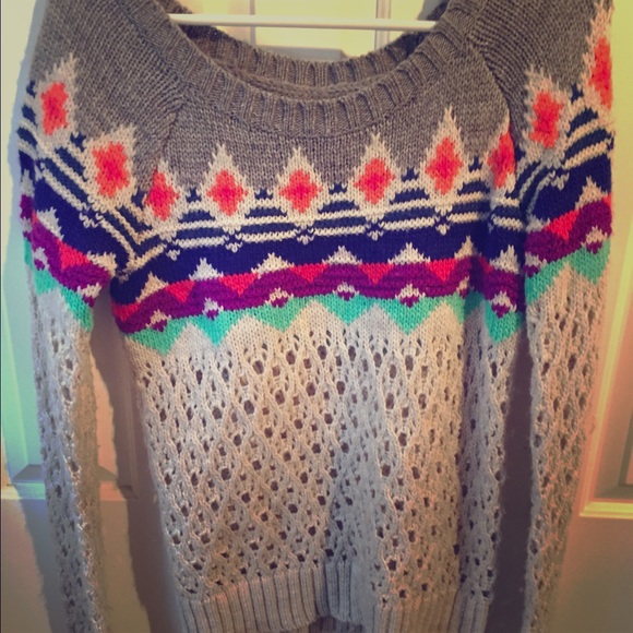 Holey sweater
