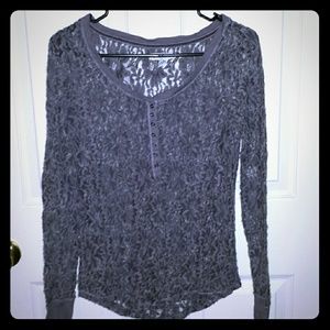 Aeropostale gray long sleeve shirt