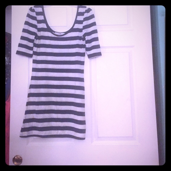 Cute Slim Nautical Shirt Dress