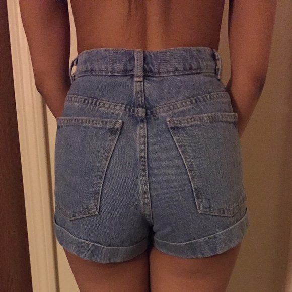 High waisted jean shorts - Picture 2 of 2
