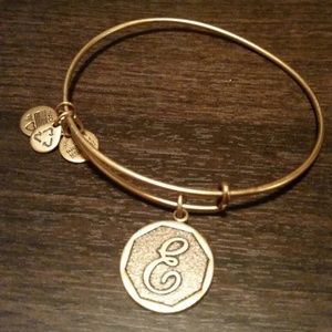 Initial "E" bracelet