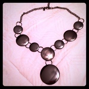 Express black/silver dressy necklace