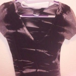 Cute black and gray top