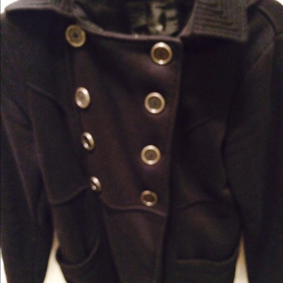 Target black peacoat