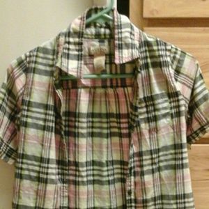 Girls Flannel Arizona Shirt Size 10/12