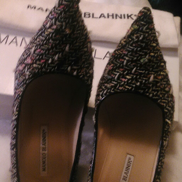 Authentic manolo blanik pumps make sacraficing
