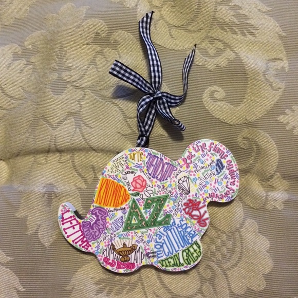 Delta Zeta Turtle Decoration