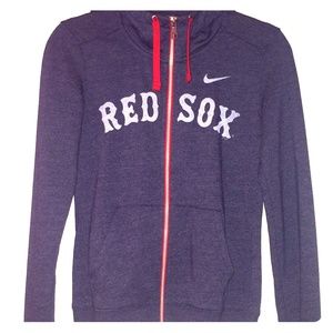 Woman's Nike Red Sox Zip Up