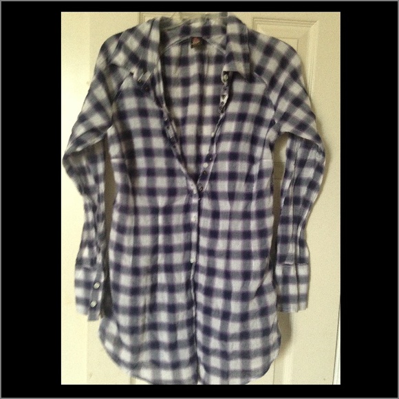 Free people long flannel FIRM