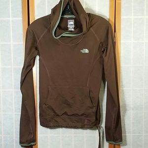 North face vapor wick spandex outerwear top