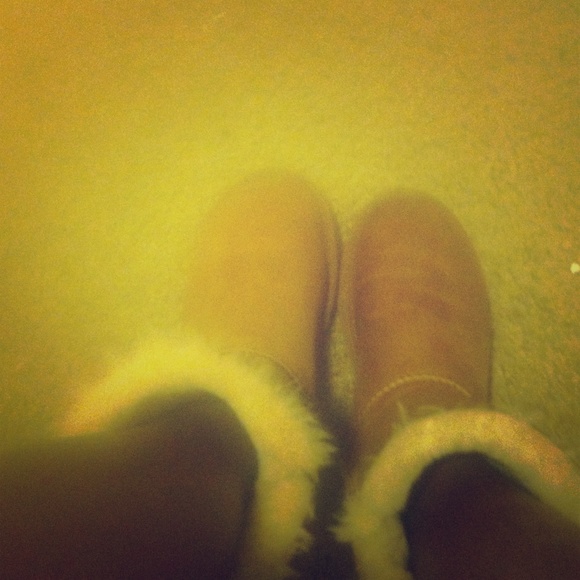 Brown ugg boots had them for a a lil while !