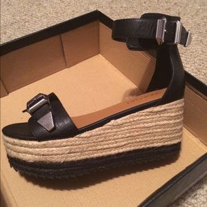 Nasty Gal Flatform Sandals