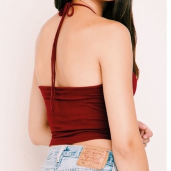 BRANDY MELVILLE red halter top