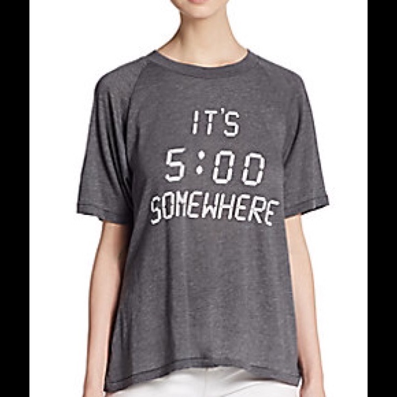 NWOT WILDFOX 💋Happy Hour Graphic Tee