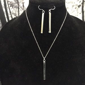 💯Sterling Silver Necklace And Earring Set