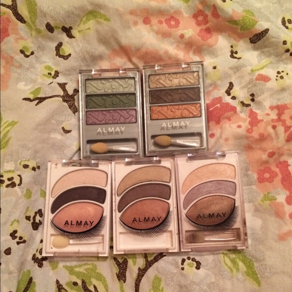 Smashbox, Maybelline, Almay, NYX eyeshadow lot