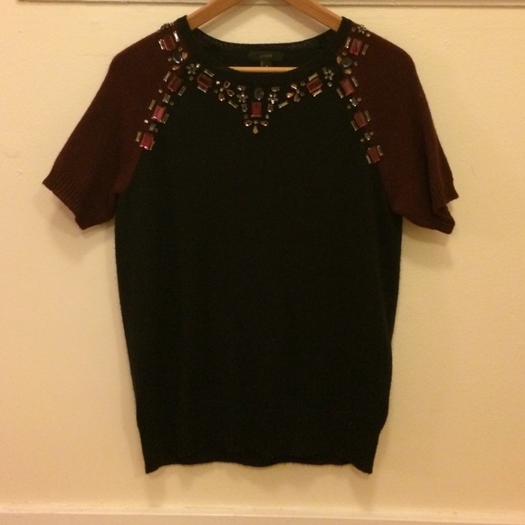 Jcrew jeweled sweater
