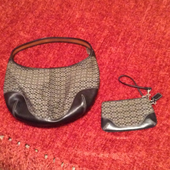 Coach Handbags - Coach bag and Wristlet