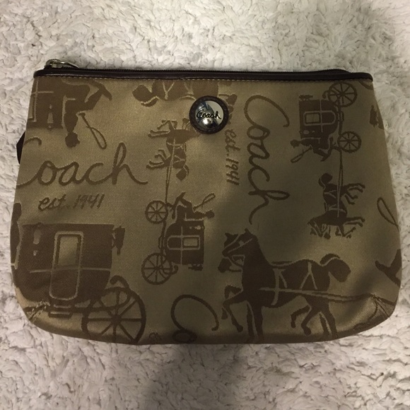 Coach make up bag