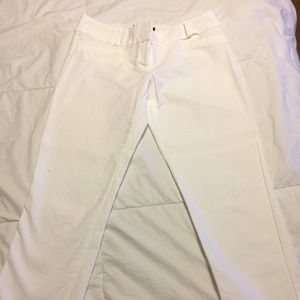 The Limited white ankle pants