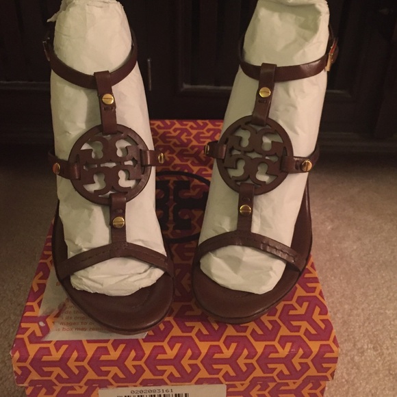 Tory Burch Heather  High Heel Platform-New In Box