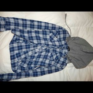 flannel w hoodie