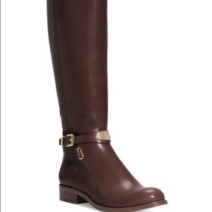 michael kors brown riding boots