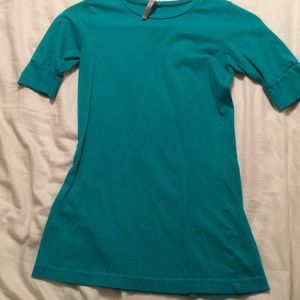 Teal shirt