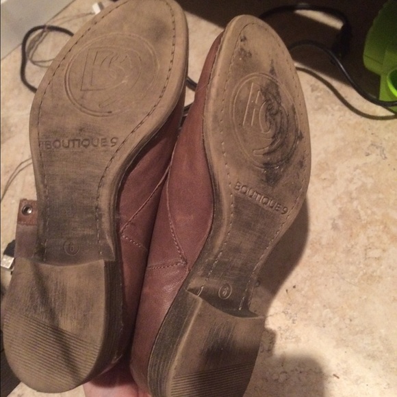 Boutique 9 brown leather/suede boots - Picture 4 of 4