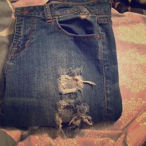 Forever 21 distressed jeans