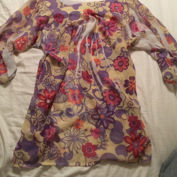 Floral print top