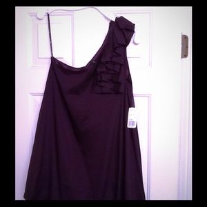 Forever 21  purple off the shoulder dress.