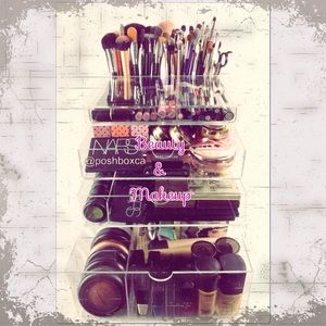 New and almost new makeup in my closet!