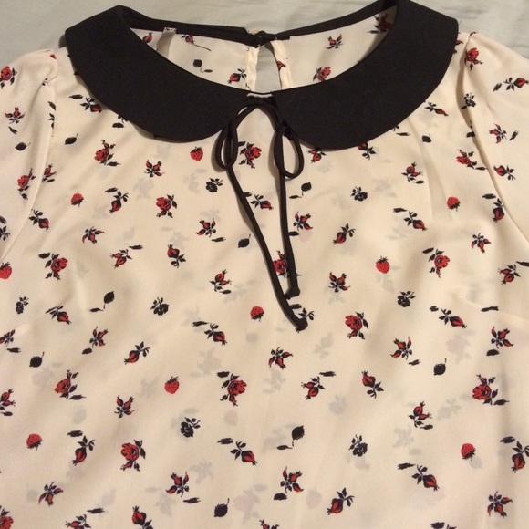 Peter Pan collar blouse