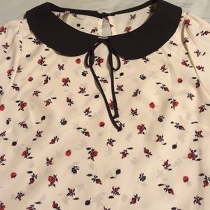 Peter Pan collar blouse