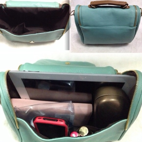 Pu leather messenger bag/cross body/handbag - Picture 4 of 4