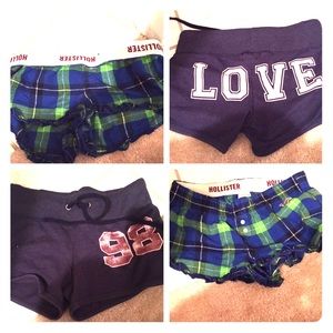 Bundle(Hollister sleep shorts& love shorts)