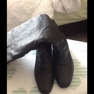 Black Leather Boots