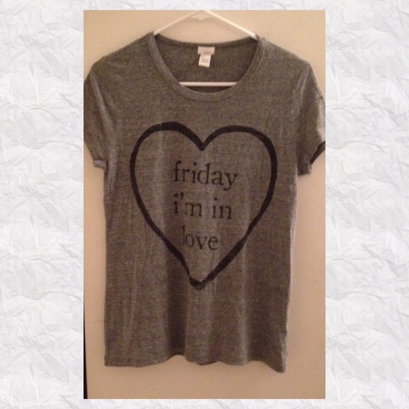 Shrunken Friday I'm in Love graphic t shirt