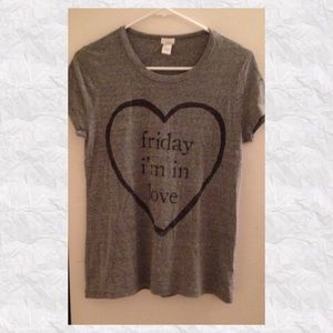 Shrunken Friday I'm in Love graphic t shirt