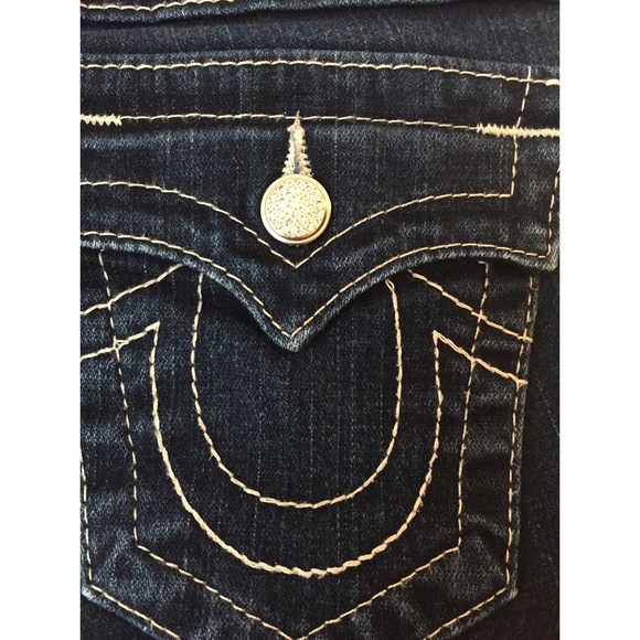 Rhinestone Button True Religion Jeans - Picture 4 of 4